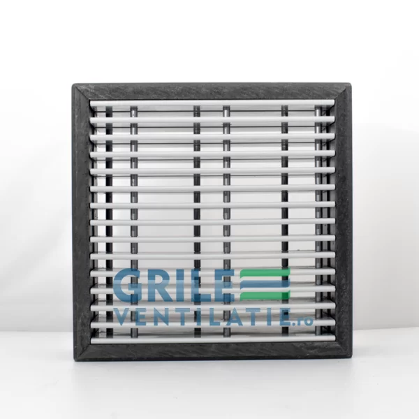 Grila rezistenta la foc GE60 L 100 x H 100, EI60, RAL 7035